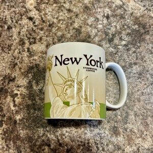 Starbucks New York Mug - Cream and Green